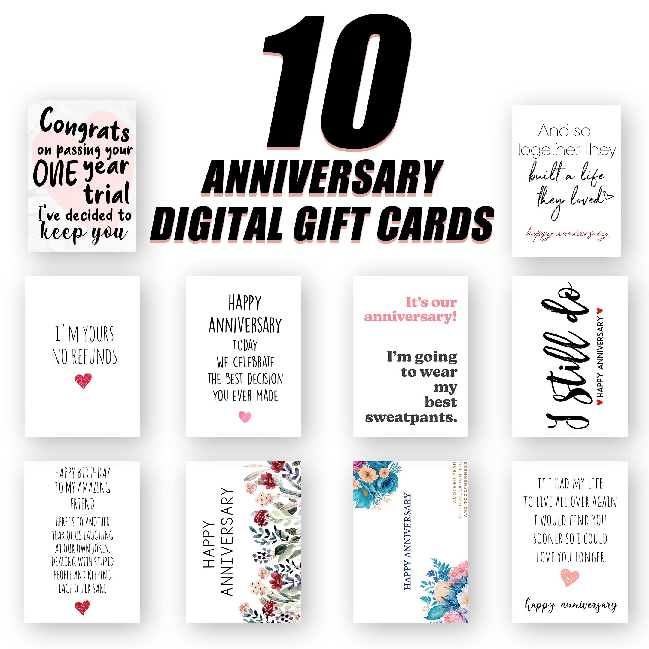 【値下げしました】Happy Together 10thAnniversary To More Adventures Together Anniversary Card – Tiffbits Shop