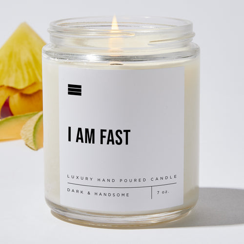 I Am Fast - Luxury Candle Jar 35 Hours