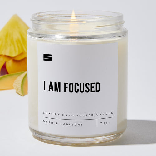 I Am Focused - Luxury Candle Jar 35 Hours