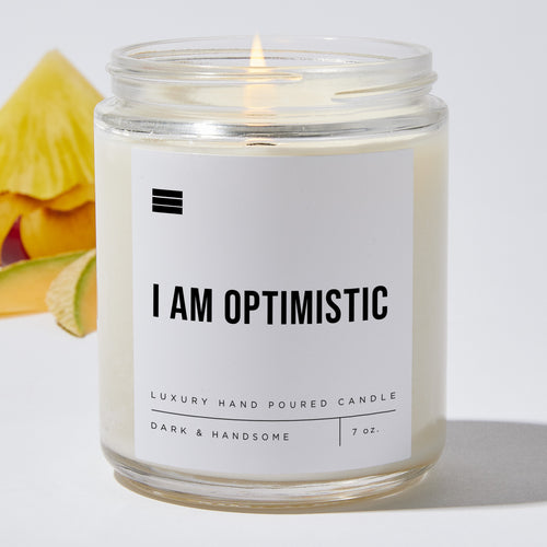 I Am Optimistic - Luxury Candle Jar 35 Hours