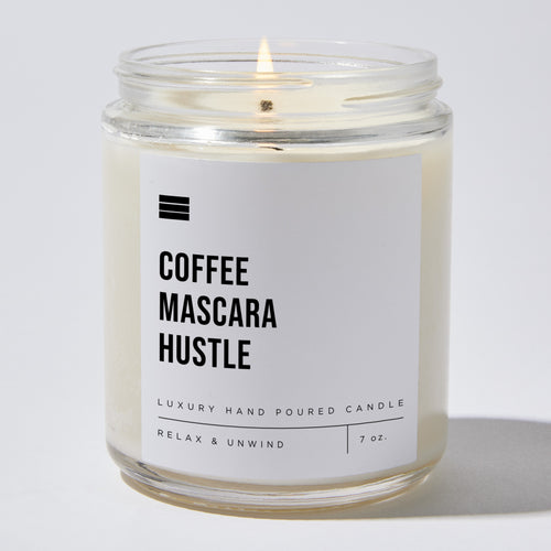 Coffee Mascara Hustle - Luxury Candle Jar 35 Hours