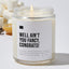 Well Ain't You Fancy, Congrats! - Luxury Candle Jar 35 Hours