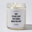Candles - Dad, Please Light This Candle When You Fart - Father's Day - Coffee & Motivation Co.