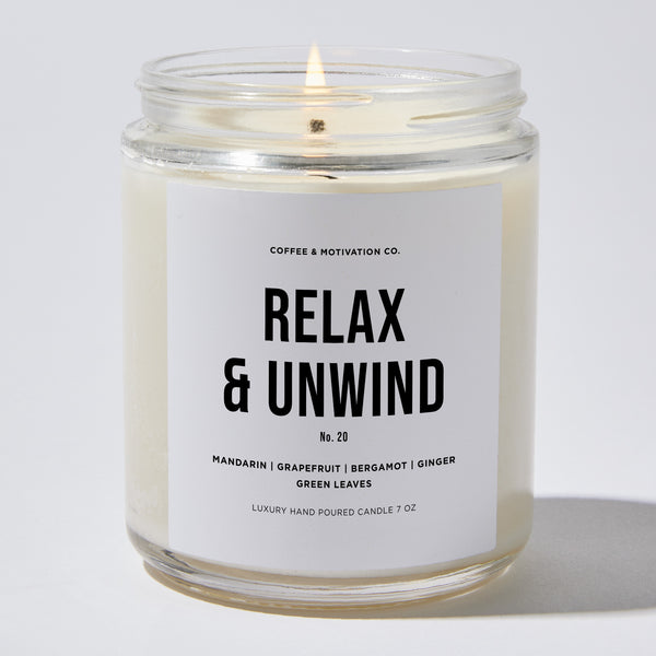 Sarcastic & Funny - Luxury Candle Jar - Relax & Unwind – Nice
