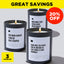 Always Working Bundle (3 Candles)