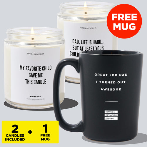 Ultimate Father’s Day Bundle (2 Candles & 1 Mug)
