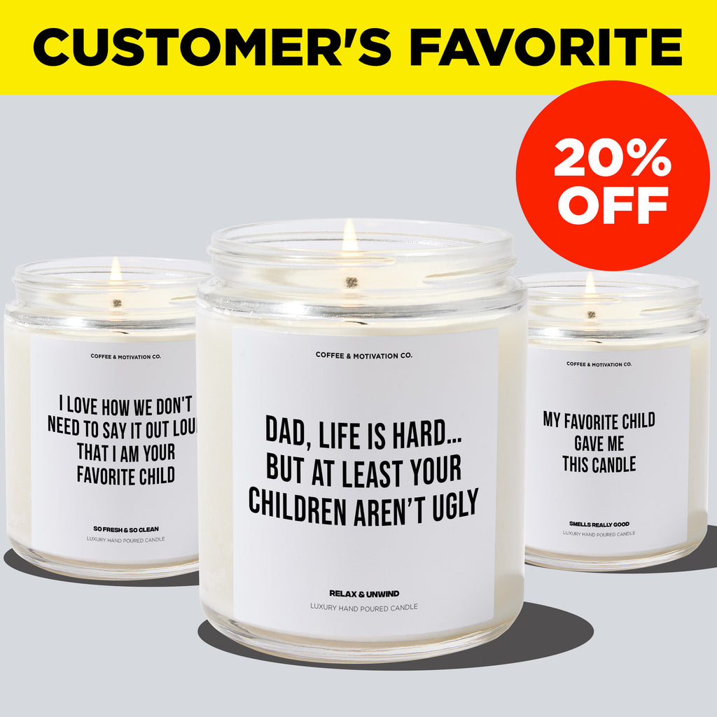 I’m Dad’s Favorite - Bundle (3 Candles)