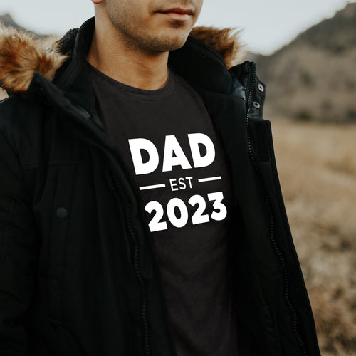 Dad Est 2023 - Dad T-Shirt for Men
