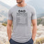 Dad Nutrition Facts  - Dad T-Shirt for Men