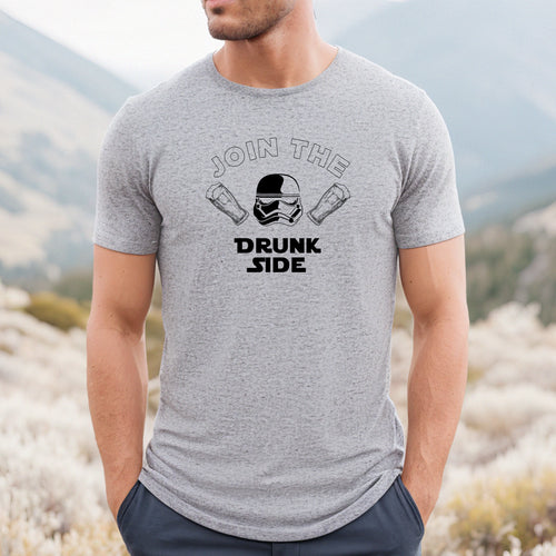 Join The Drunk Side - Dad T-Shirt for Men