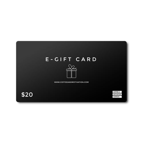 Premium E-Gift Card | Coffee & Motivation Company -  Gift Card - Coffee & Motivation Company