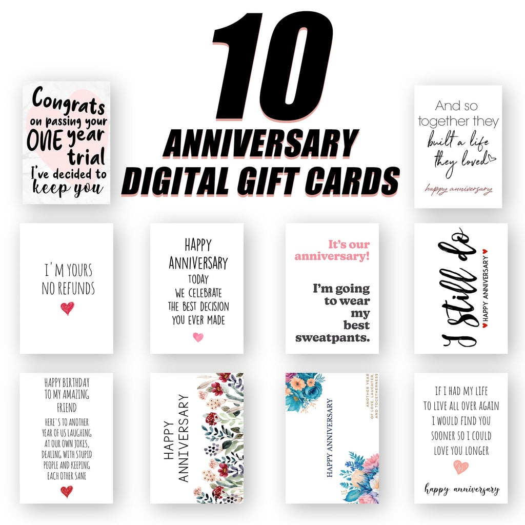 Ultimate Ten Anniversary Cards (Digital)