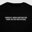 Currently Under Construction Thank You for Your Patience - Motivational Mens T-Shirt