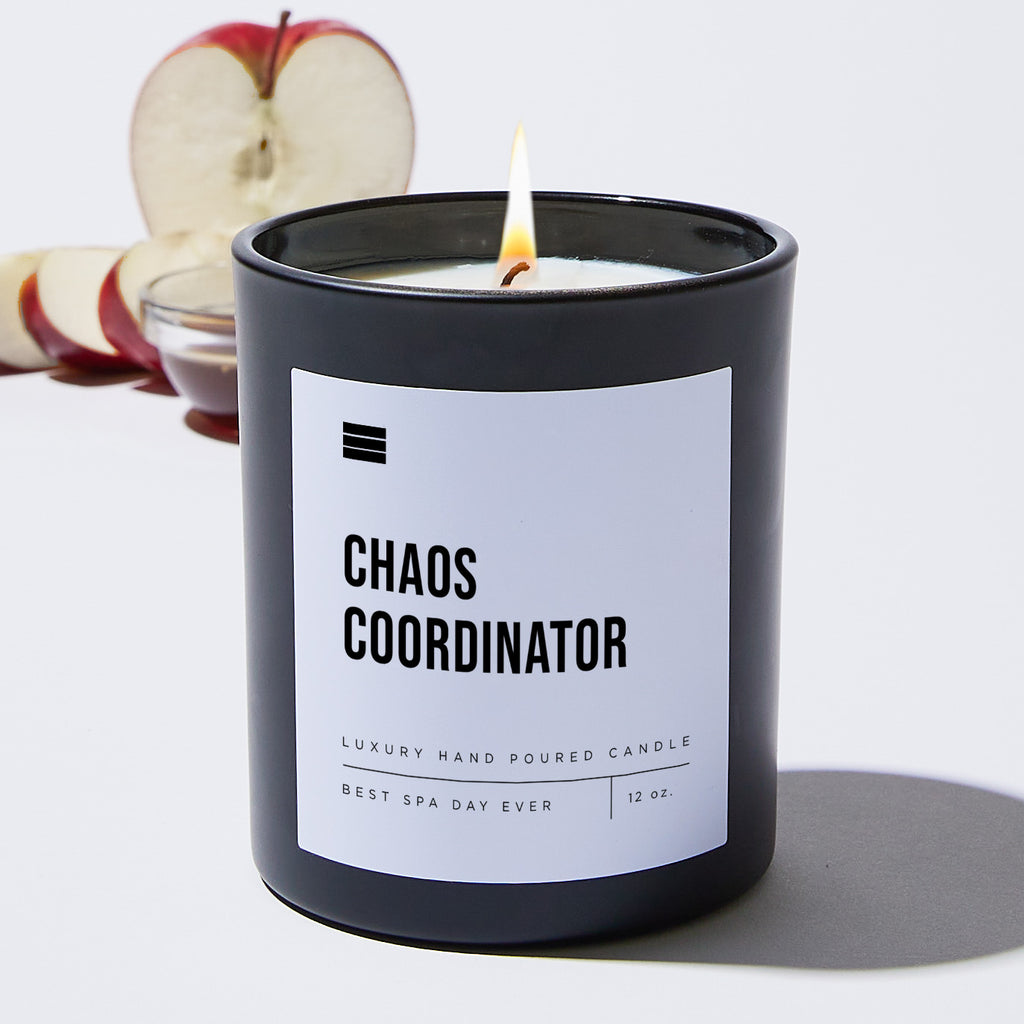 Chaos Coordinator - Black Luxury Candle 62 Hours