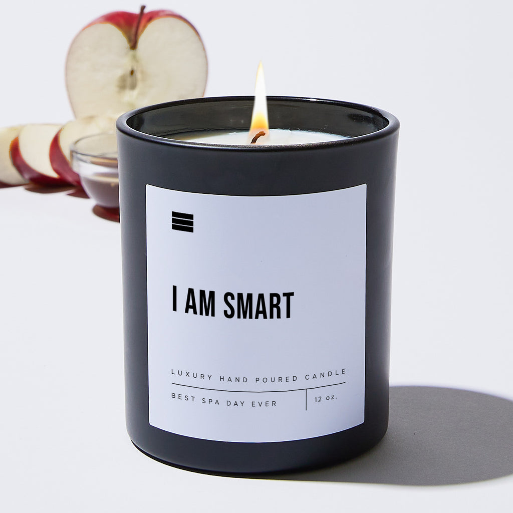 I Am Smart - Black Luxury Candle 62 Hours