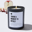 Taking A Moment To Myself - Black Luxury Candle 62 Hours