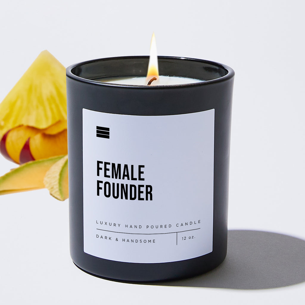 Female Founder - Black Luxury Candle 62 Hours
