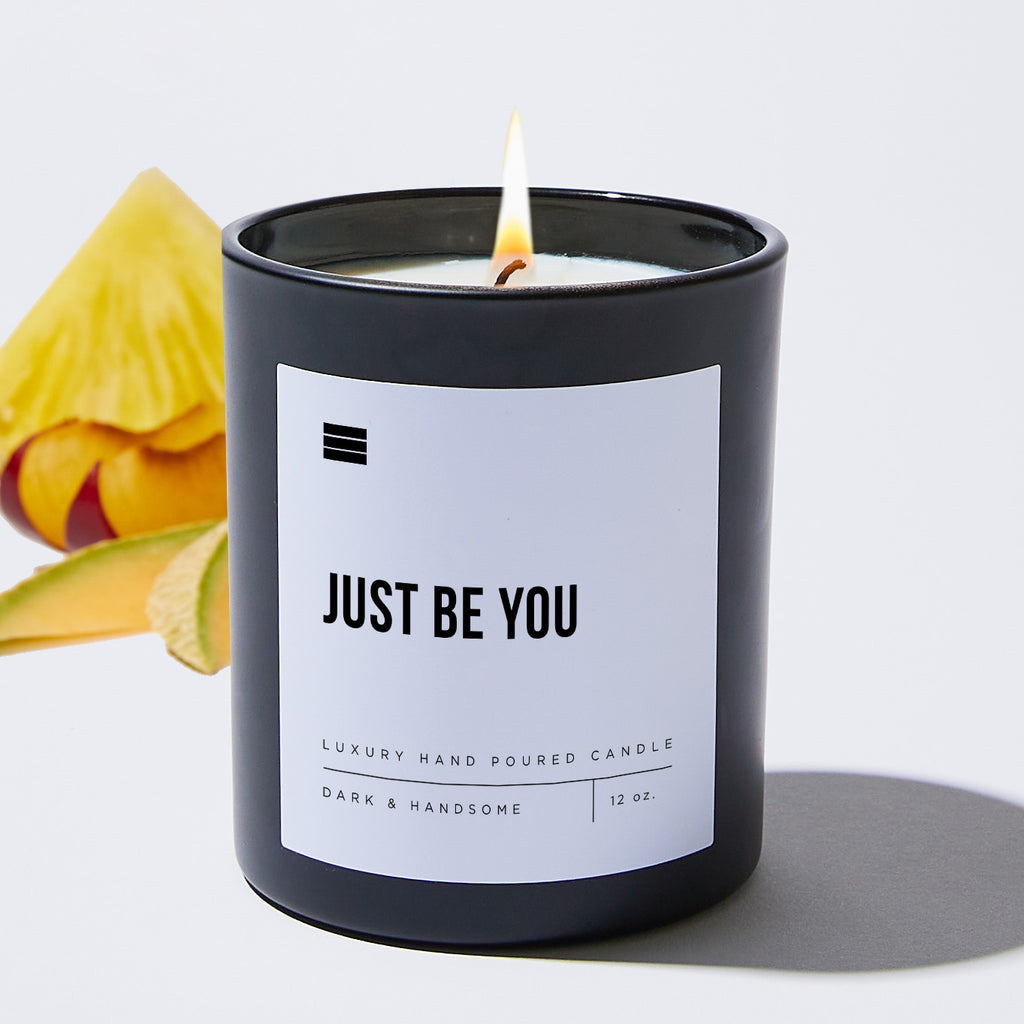 Just Be You - Black Luxury Candle 62 Hours