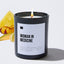 Woman in Medicine - Black Luxury Candle 62 Hours