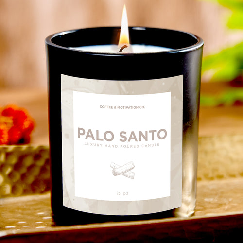 Palo Santo - Black Luxury Candle 62 Hours