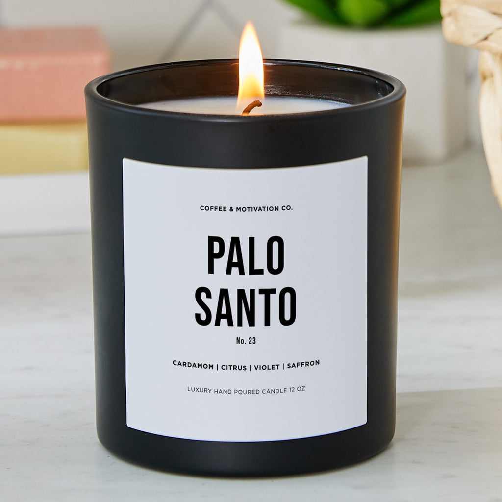 Palo Santo - Black Luxury Candle 62 Hours