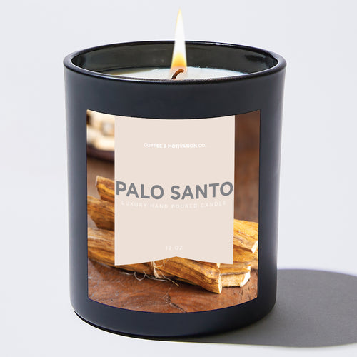 Palo Santo - Black Luxury Candle 62 Hours