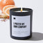 I Prefer My Own Company - Black Luxury Candle 62 Hours