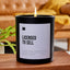 Licensed to Sell - Black Luxury Candle 62 Hours
