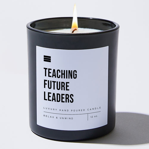 Teaching Future Leaders - Black Luxury Candle 62 Hours