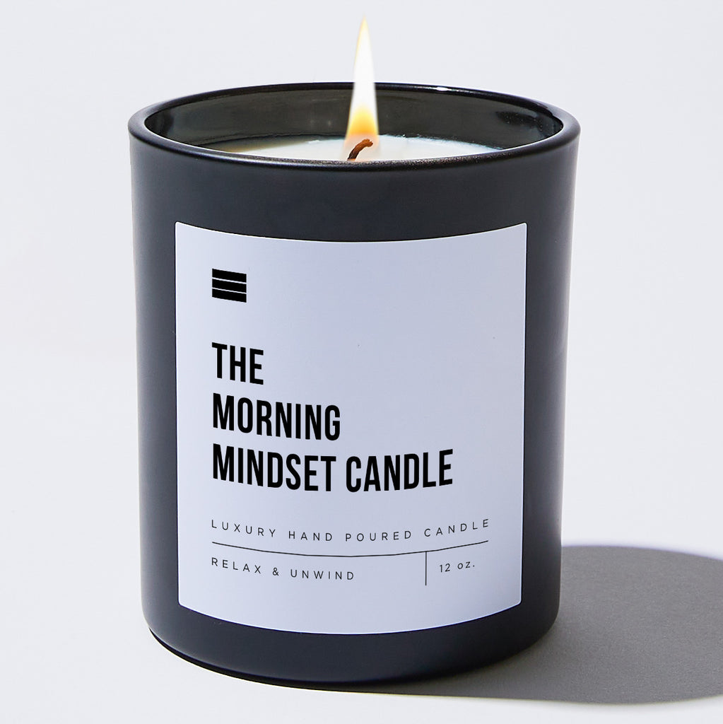 The Morning Mindset Candle - Black Luxury Candle 62 Hours