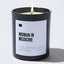Woman in Medicine - Black Luxury Candle 62 Hours