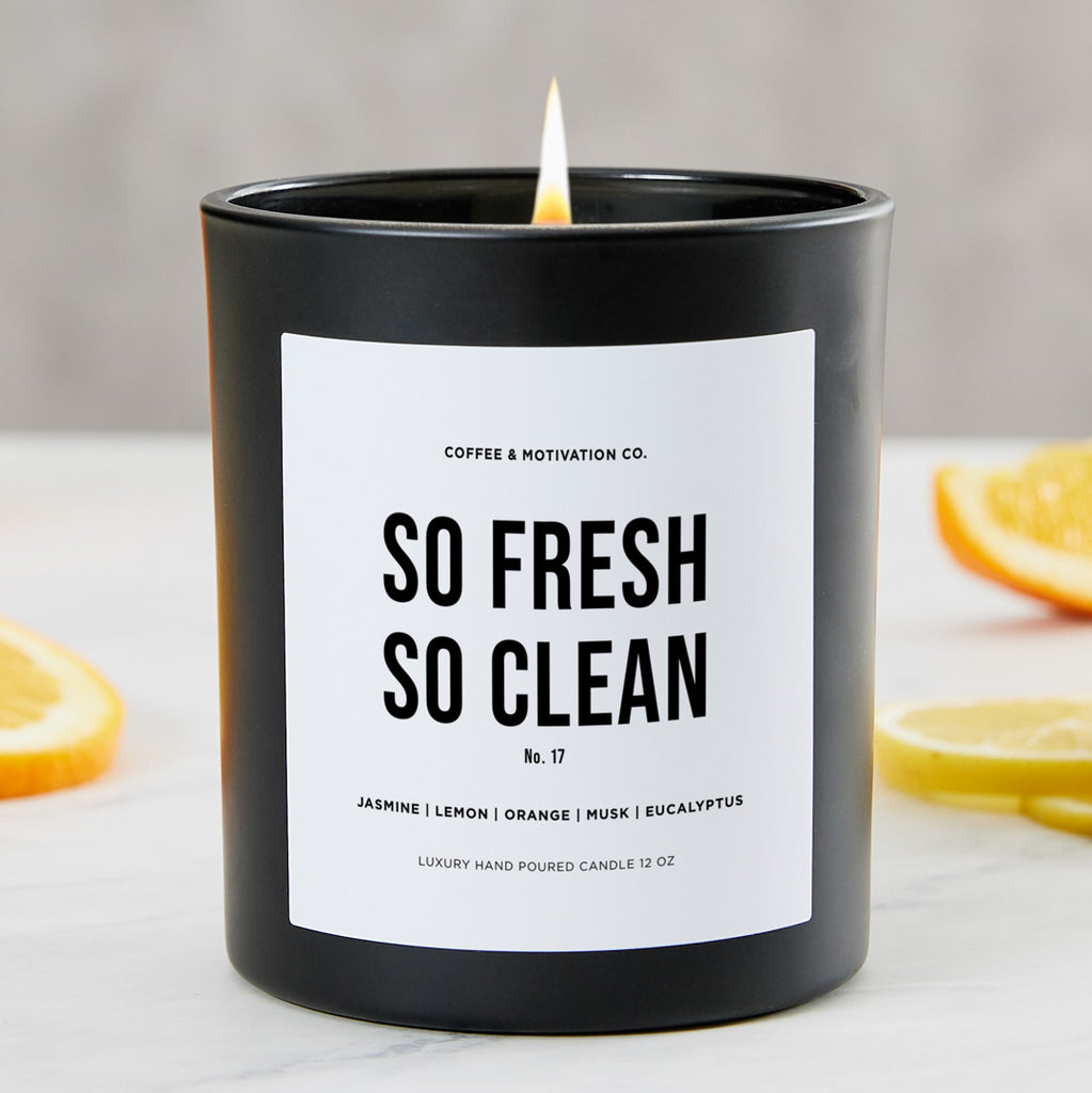So Fresh So Clean - Black Luxury Candle 62 Hours