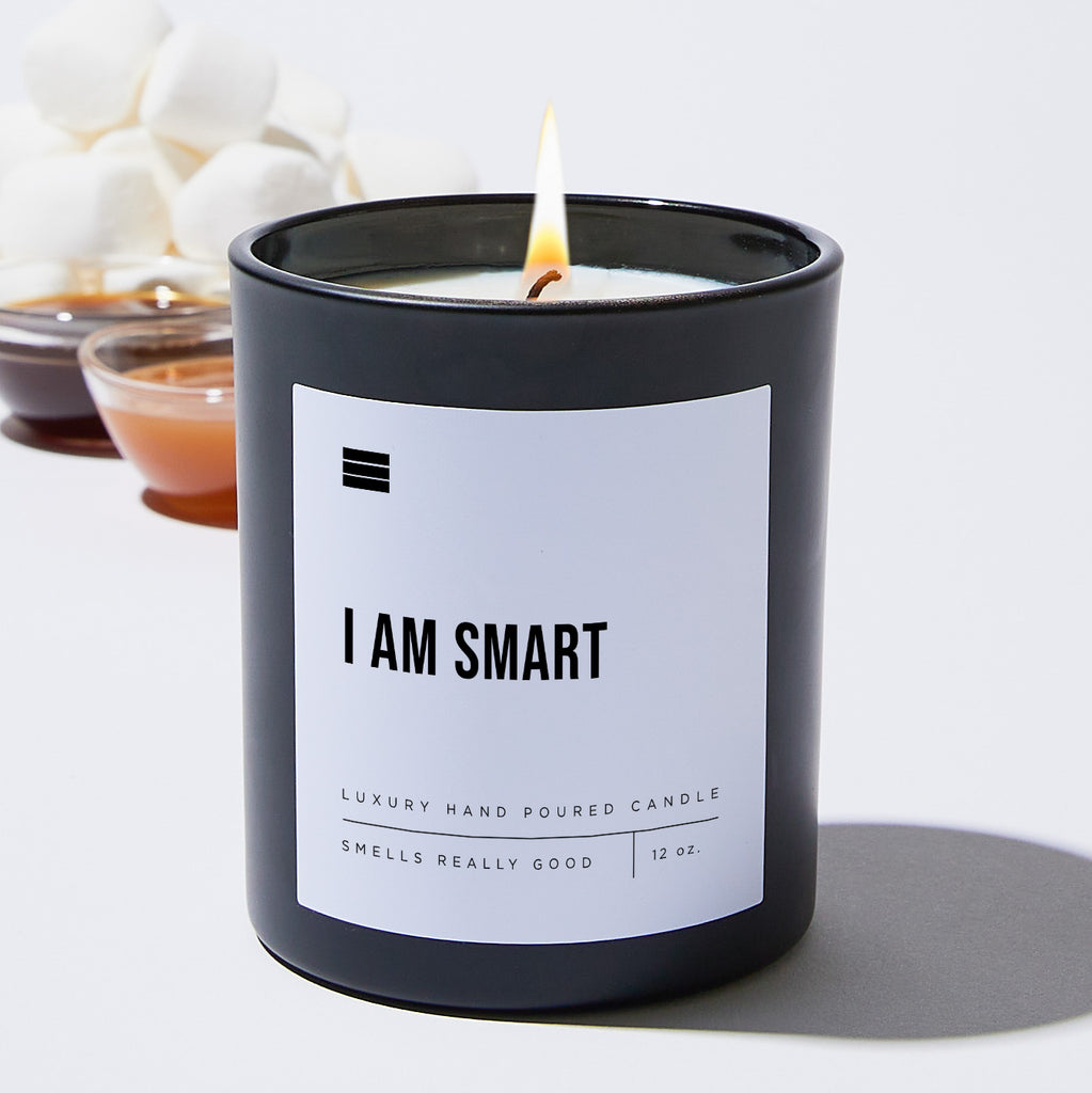 I Am Smart - Black Luxury Candle 62 Hours