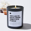 There's A Great Big Beautiful Tomorrow Shining At The End Of Every Day - Black Luxury Candle 62 Hours