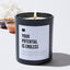 Your Potential Is Endless - Black Luxury Candle 62 Hours