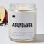 Abundance - Luxury Candle Jar 35 Hours