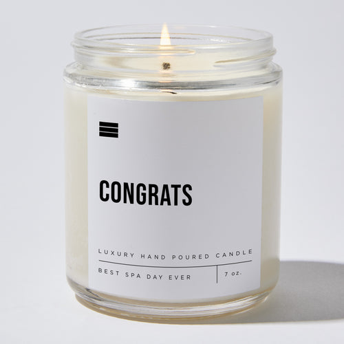 Congrats - Luxury Candle Jar 35 Hours