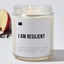 I Am Resilient - Luxury Candle Jar 35 Hours