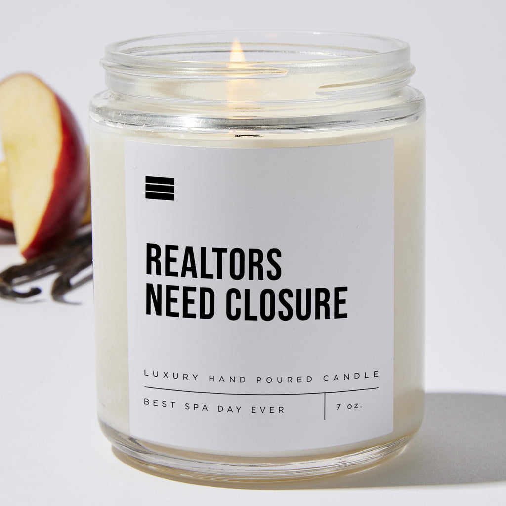 Realtors Need Closure - Luxury Candle Jar 35 Hours