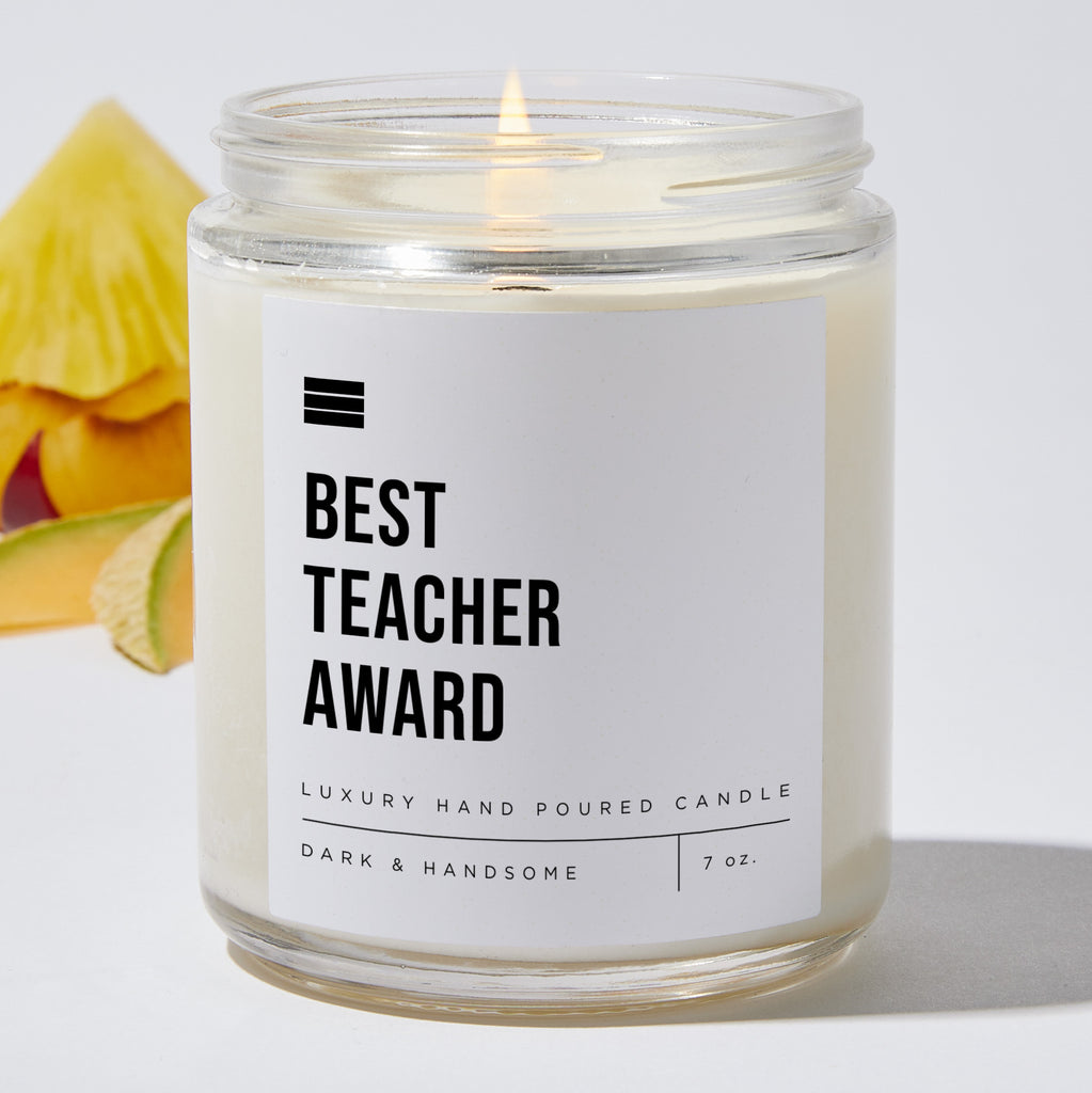 Best Teacher Award - Luxury Candle Jar 35 Hours