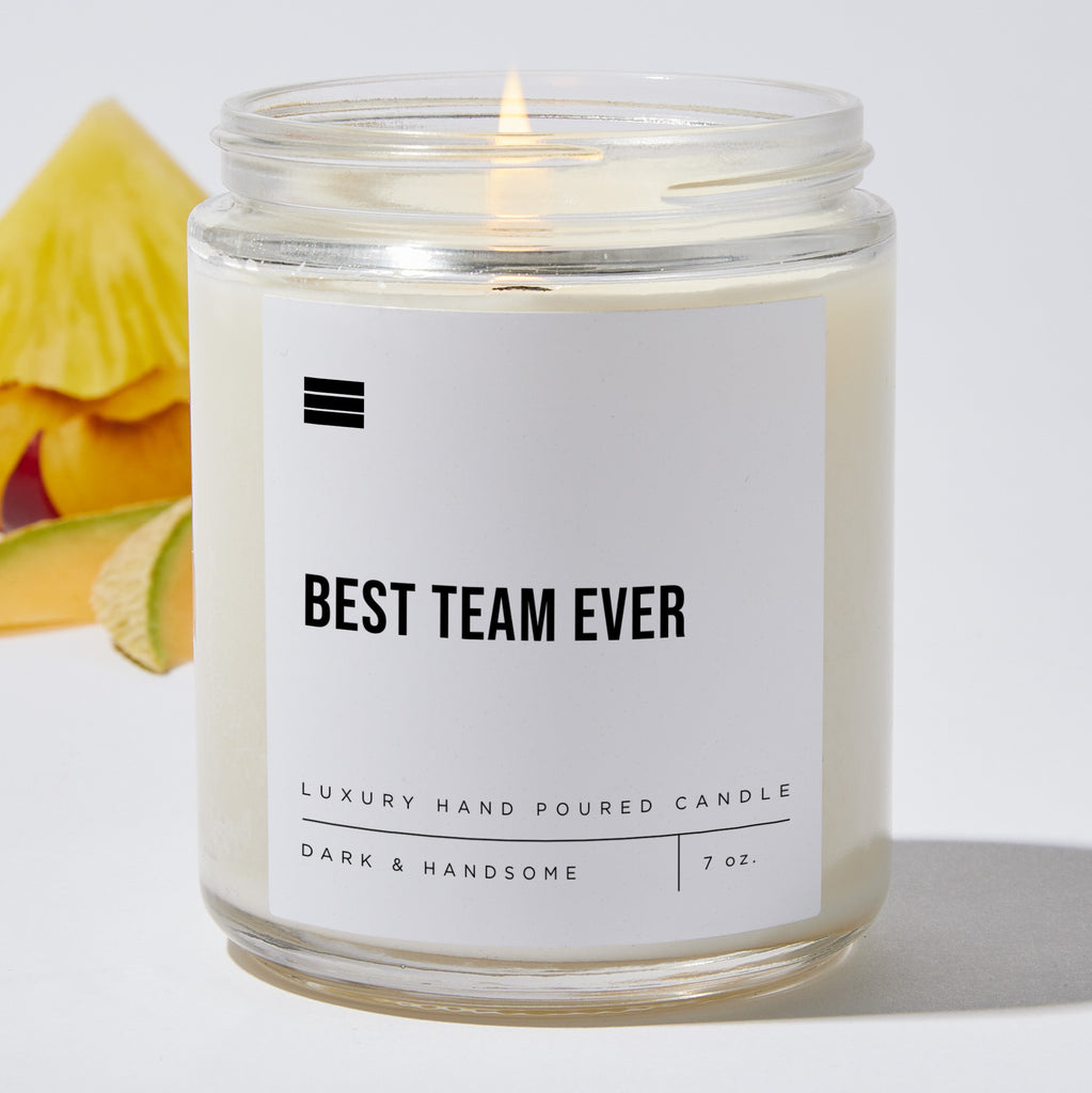 Candles - Best Team Ever - Coworker Luxury Scented Candle Jar - Soy Wax  Blend - 35 hour burn time - Coffee & Motivation Co – Coffee & Motivation  Company