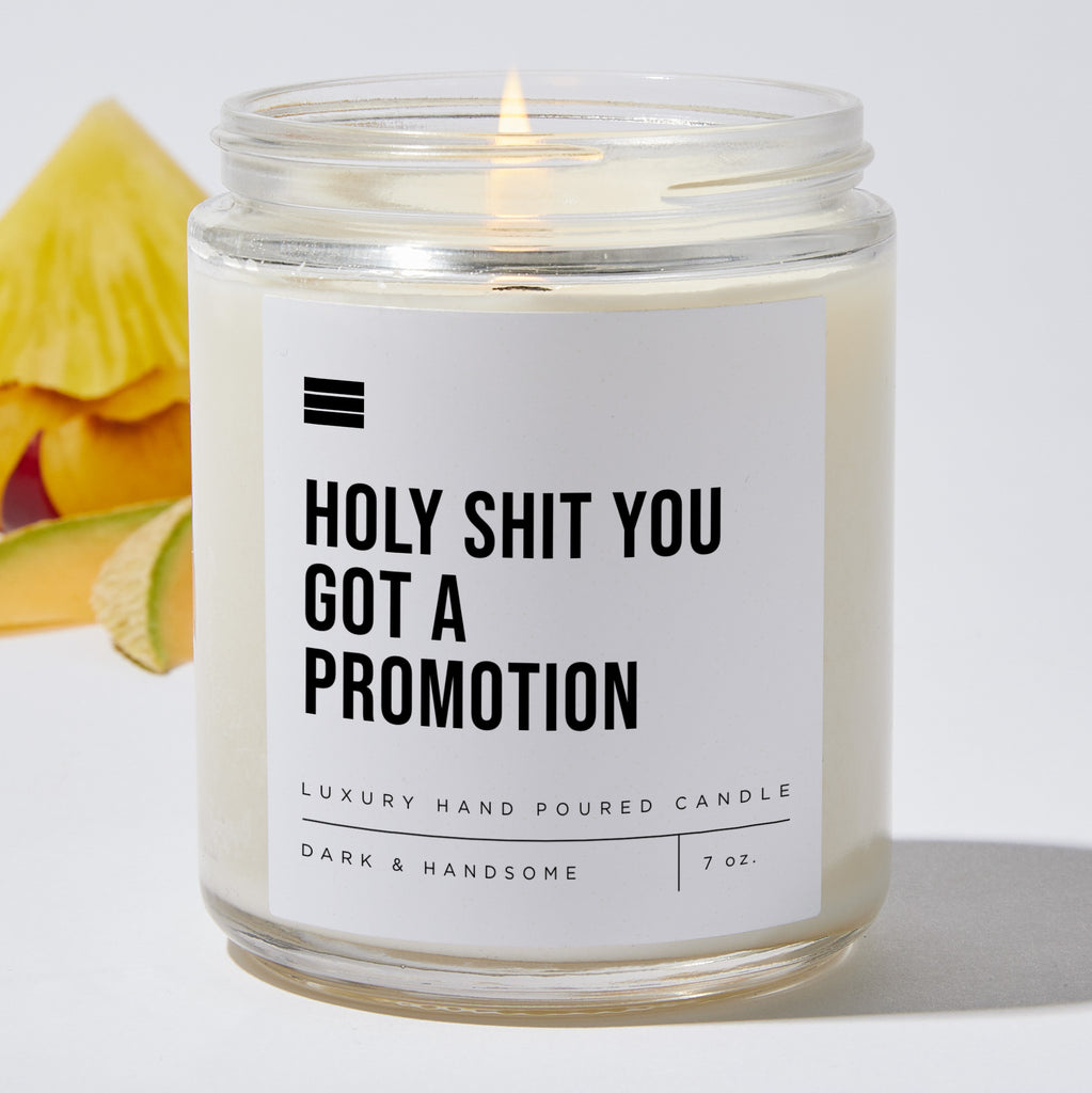 Holy Shit You Got a Promotion - Luxury Candle Jar 35 Hours