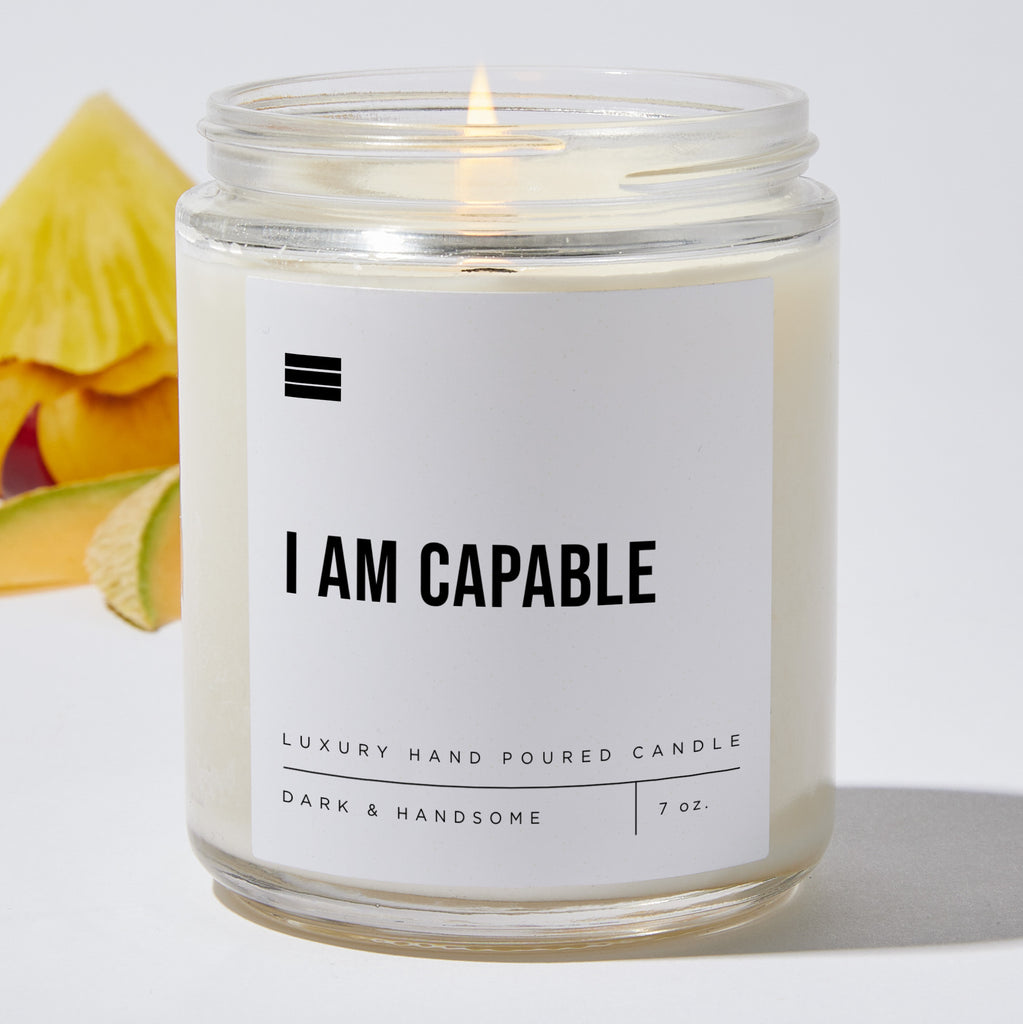 I Am Capable - Luxury Candle Jar 35 Hours