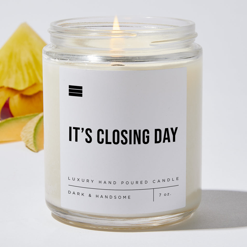 It’s Closing Day - Luxury Candle Jar 35 Hours