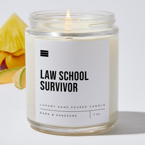 Law School Survivor - Luxury Candle Jar 35 Hours