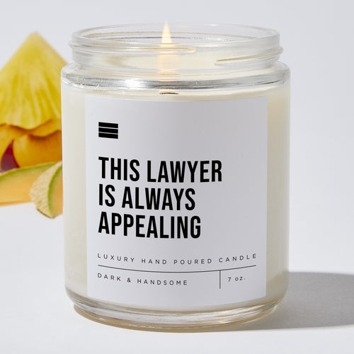 This Lawyer Is Always Appealing - Luxury Candle Jar 35 Hours