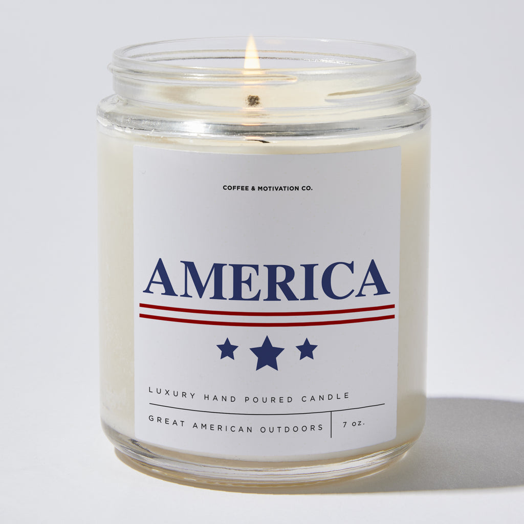 America - Luxury Candle Jar 35 Hours