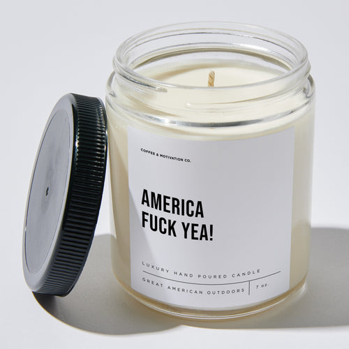 America Fuck Yea! - Luxury Candle Jar 35 Hours
