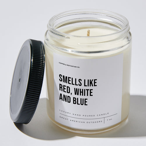 Smells Like Red White And Blue - Luxury Candle Jar 35 Hours