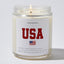 USA (RED) - Luxury Candle Jar 35 Hours
